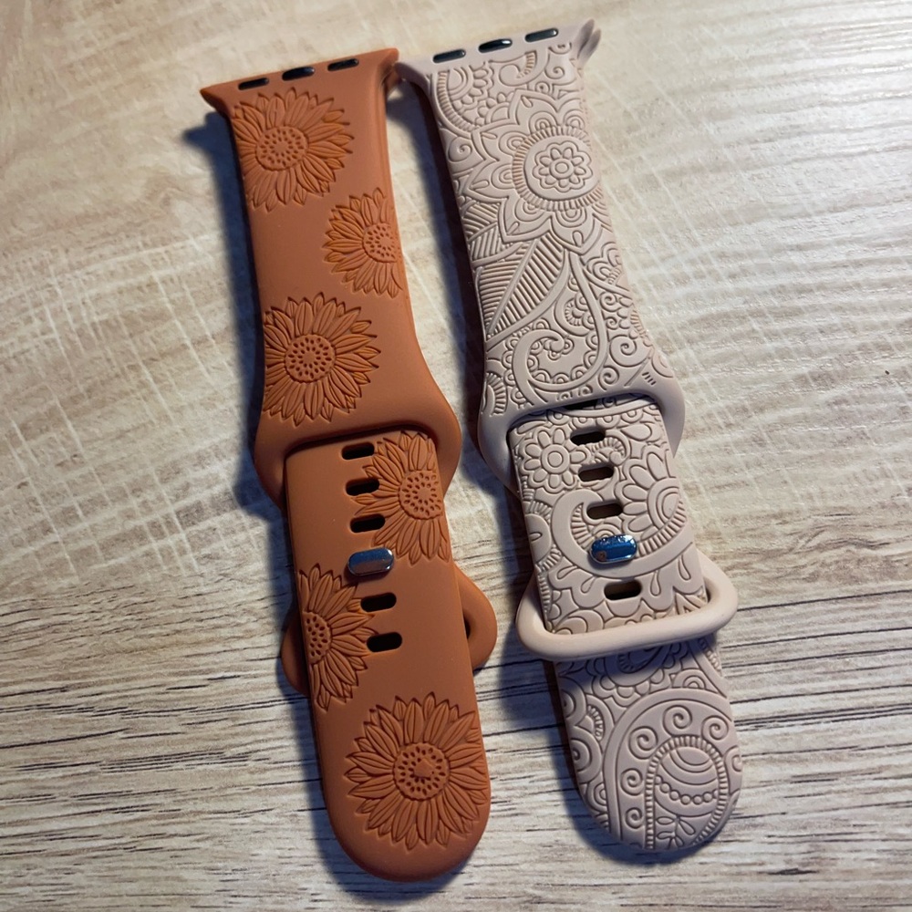 Sunflower Patterned Watch Bands - Picture 2 of 7